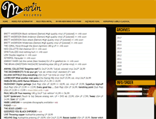 Tablet Screenshot of martinrecs.com